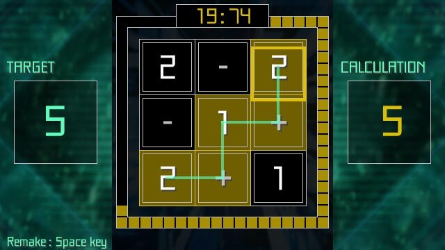 Steam 名作探訪シリーズ Equaline 計算能力の限界を超えろ ストイックにfps